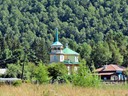 Kapelle in Listwjanka am Baikalsee, Sibirien, Russland