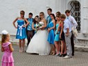 Hochzeitsgesellschaft in Irkutsk, Sibirien, Russland