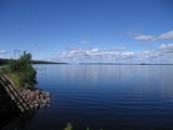 Blick auf den Pielinensee in der Kaiskunlanti-Bucht