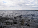 Blick auf den Pielinensee in der Kaiskunlanti-Bucht