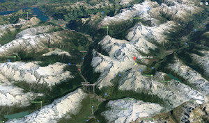 Karte Iglubau-Kurs (Oberalp-Pass)