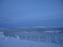Äkäslompolo, Schneeschuh-Tour 3, Blick vom Kuer