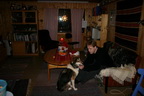 Svalbard 2005, Michael und Schlittenhund