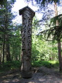 Skulptur auf dem Hexenhügel bei Schwarzort (Kurische Nehrung, Litauen)