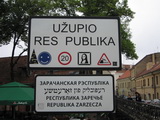 Unabhängige Republik Užupis (Vilnius, Litauen)
