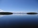 Blick auf den Pielinensee in der Hattusalmi-Bucht