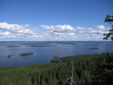 Blick vom Paha-Koli auf den Pielinensee