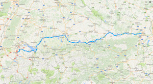 Reiseroute Salzburg & Wien (Ö)