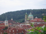 Blick aus dem Weingarten der Prager Burg
