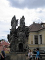 Skulptur auf der Karlsbrücke