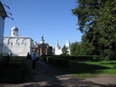 Kirchen auf der Handelsseite von Novgorod