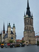 Halle (Saale) - Roter Turm & Marktkirche St. Marien