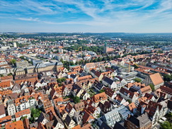 Ulm (D) - Sicht vom Ulmer Münster auf die Stadt