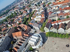 Ulm (D) - Sicht vom Ulmer Münster auf die Stadt