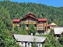 Hotel in Listwjanka am Baikalsee, Sibirien, Russland