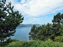 Blick über die Angara, Talzy, Sibirien, Russland