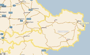 Karte Burgenland (Ö)