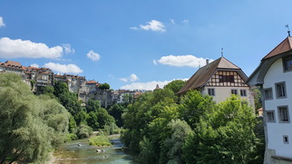 Ausblick auf Fribourg