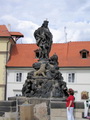 Skulptur auf der Karlsbrücke