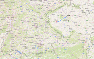 Reiseroute Prag
