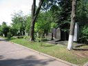 Grabsteine auf dem Neujungfrauen-Friedhof