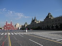 Roter Platz in Moskau: Staatliches Historisches Museum, Auferstehungstor und Warenhaus GUM