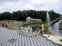 Grosse Kaskade im unteren Garten des Schlossparks vom Peterhof
