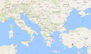 Karte Antalya (Türkei)
